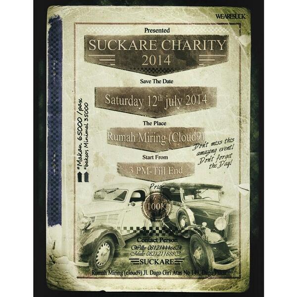 WEARESUCK's tweet photo. Tong hilap barudak, enjing baksos sekar :)) http://t.co/wA1aIrWzZV