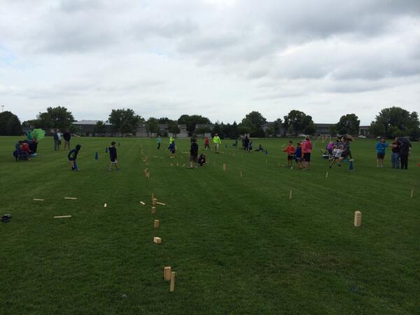 SkyMotionMedia's tweet photo. Inaugural U.S. National Championship Kid Kubb tournament!  Awesome. http://t.co/5BzIXUvMAW