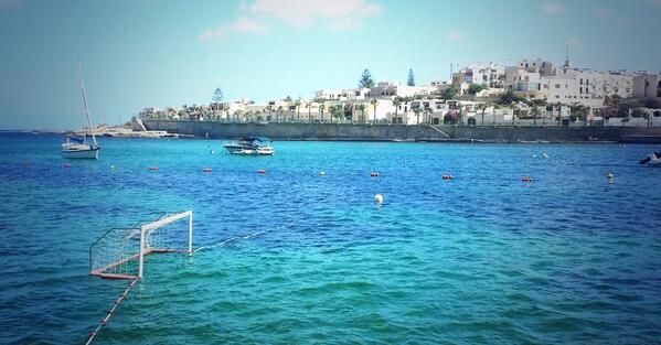 sucavich's tweet image. Waterpolo recovery in Malta. Fisioterapia avançada i redaptació a l'aigua. #Babay #lestudivic