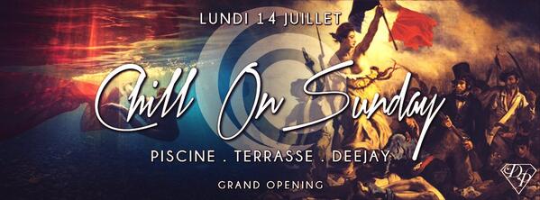 LUNDI 14 JUILLET 14H / GRAND OPENING 
IL EST TEMPS DE PASSER AUX CHOSES! =)