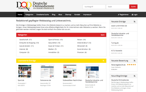 FF <a href="/DEonlinedienste/">DE-Onlinedienste</a> - Neuer Webkatalog mit tollen #Surftipps ...