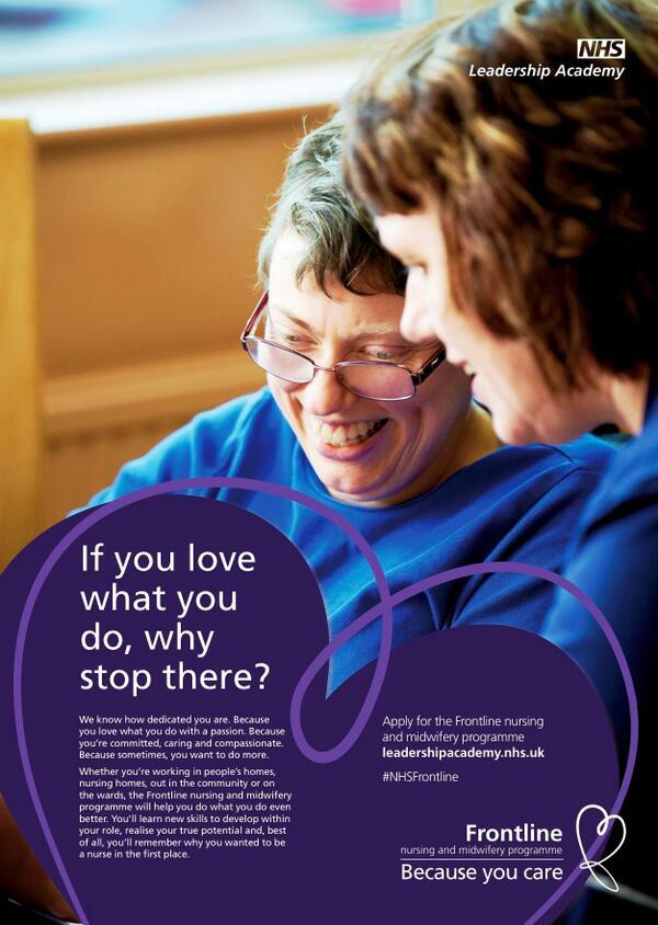 Apply now for the #NHSFrontline Nursing and Midwifery programme!: bit.ly/1fOFXN8