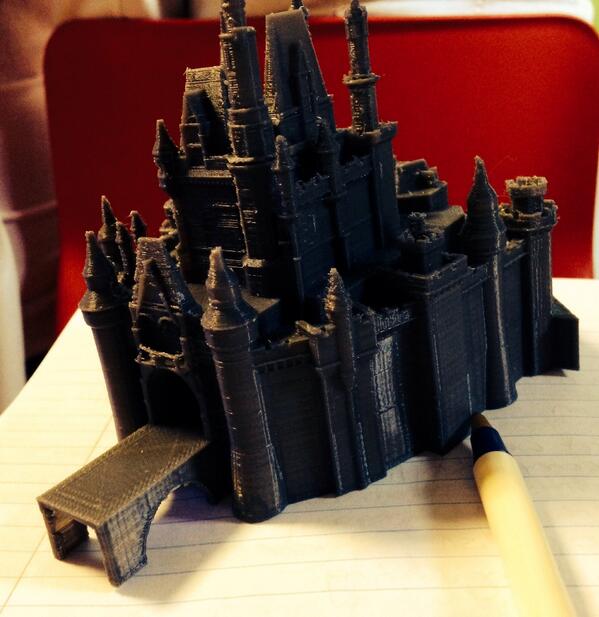 LisaRMouse's tweet photo. So excited! I won a digitally printed object. It is incredibly cool. Took eight hours to print. #dpdigitaltalks http://t.co/n3QVYrbKVT