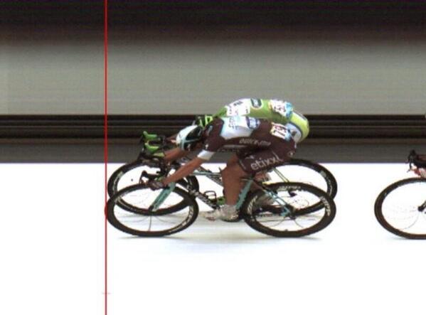 waypoetic's tweet photo. !!!! STAGE VICTORY "@opqscyclingteam: Look at that! #TDF #OPQS RT @SophieSmith86: Call that... #TdF http://t.co/BYI2Z0RBJP"