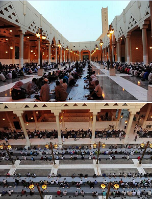 AJELNEWS24's tweet photo. #صورة_اليوم 🔴

مشهد جميل لموائد إفطار الصائمين بجامع الإمام تركي بن عبدالله بجوار قصر الحكم في #الرياض

#السعودية
- http://t.co/LpMUVh5a0d