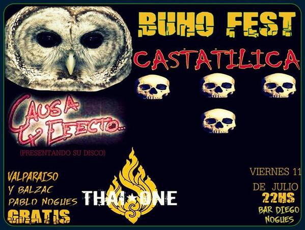 ThaiOneRock's tweet photo. Nos vemos esta noche en Pablo Nogues. http://t.co/MMrnucPi3y