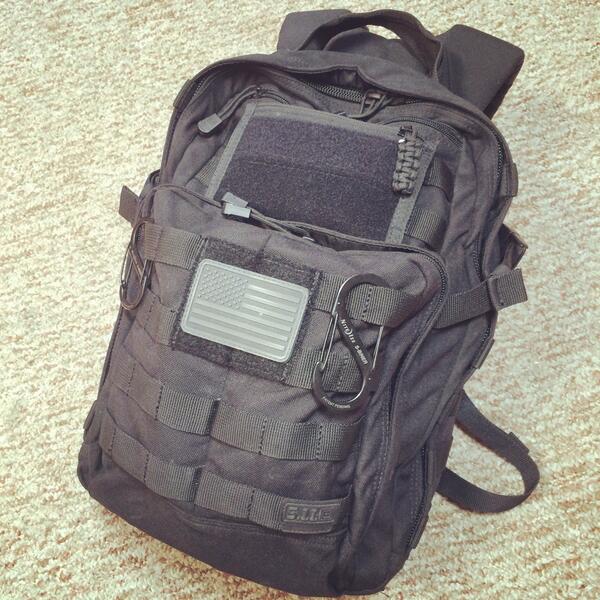 PrepperDojo's tweet image. Best #EDC #everydaycarry bag I've ever had. #rush12 #tacticool #prepper #preppertalk #preppergear #beprepared