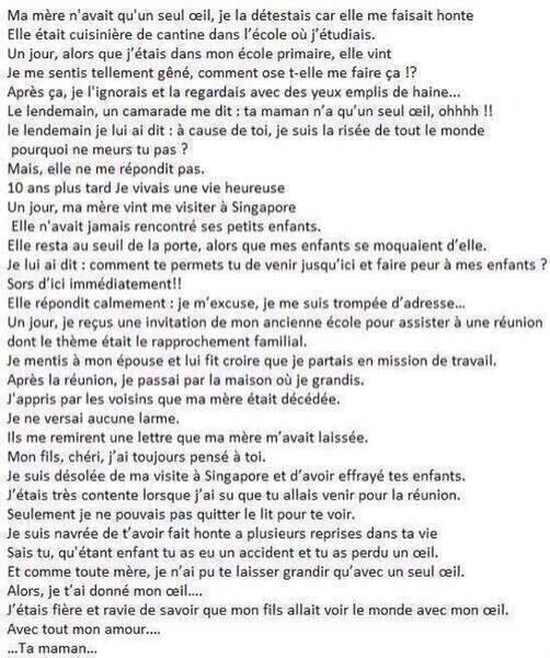 FillesOfficiel's tweet photo. Faite attention à votre maman car vous êtes toute sa vie à ses yeux. http://t.co/tv4pxUw99J