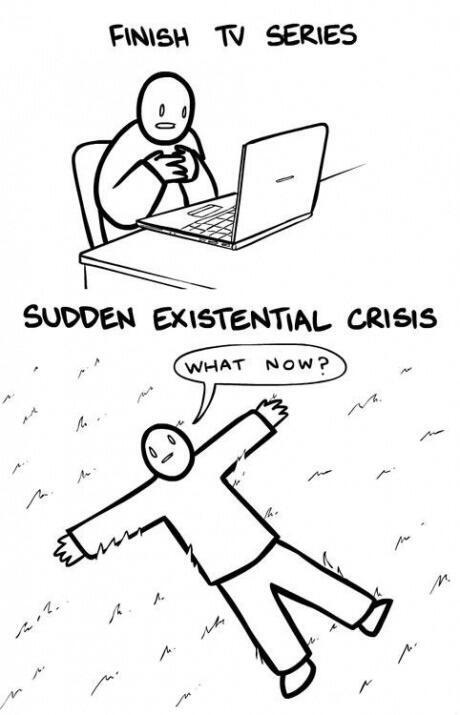 After finishing a TV series