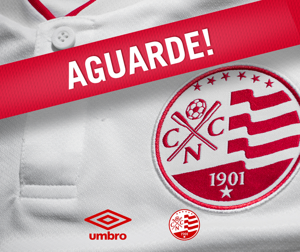 UmbroBrasil's tweet photo. Essa vai pra quem é Timbu da cabeça aos pés: olha só o escudo no novo manto do @nauticope http://t.co/rdz7eFwJ6W