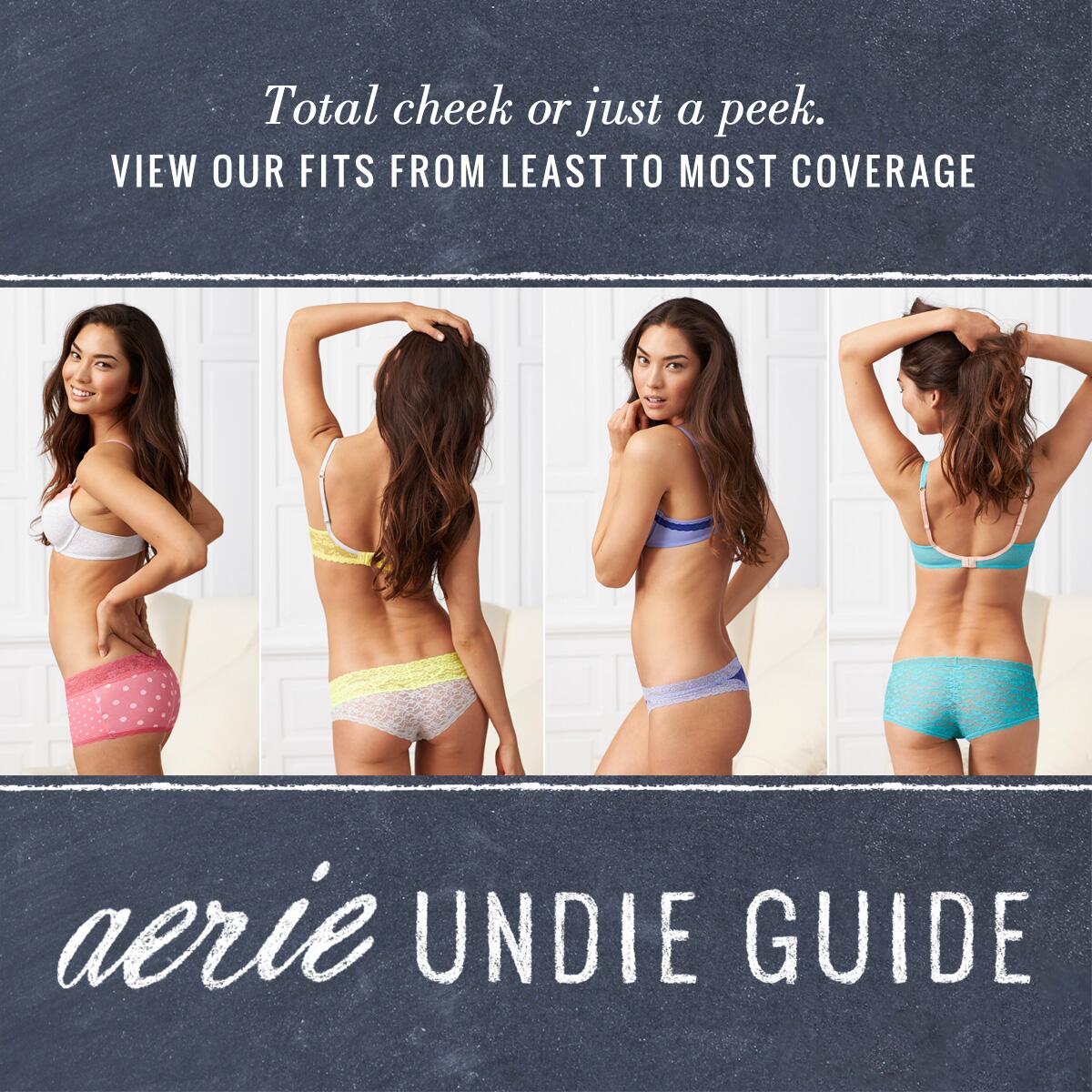 Aerie on X: From our new Mini Cheeky to our Boyshortcheck out our new  Undie Guide!   / X