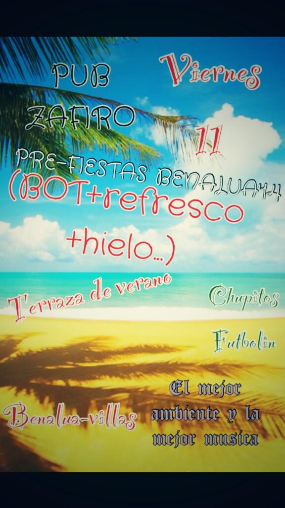 pacozurcos's tweet photo. VIERNES 11!! Falta nada para las fiestas!😉 http://t.co/edD8kgBLsL