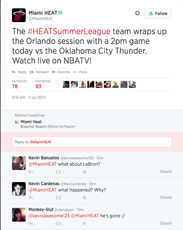brosmopolitan's tweet photo. Good luck tweeting about anything today, Teams That Aren't Cleveland! http://t.co/way3Ok2WgH
