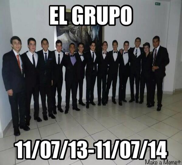 Flores23Daniel's tweet photo. @Flores23Daniel: Un año con #ElGrupo #Macacos 🐵🐒🎉🎊🍺🍻 #PrimerAniversario http://t.co/bIJhxILV7L