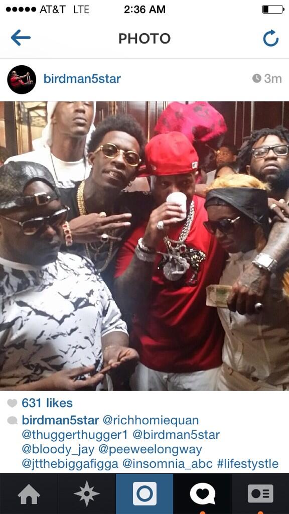 FiggPanamera's tweet photo. @BIRDMAN5STAR @FiggPanamera @RichHomieQuan @BloodyJayA1 @YoungThugWorld  
@Swampizzo #Richgang http://t.co/vTAGHNoFLl