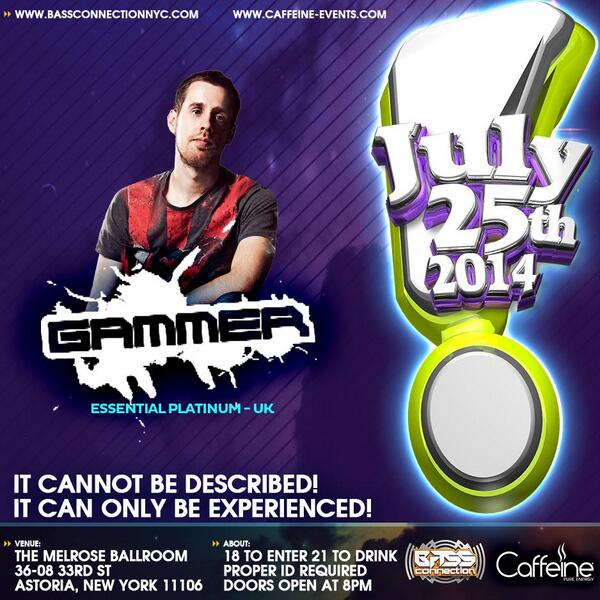 Bass_Connection's tweet image. It is NOT too early to start getting mad excited over Gammer! Early Bird pricing is still available.