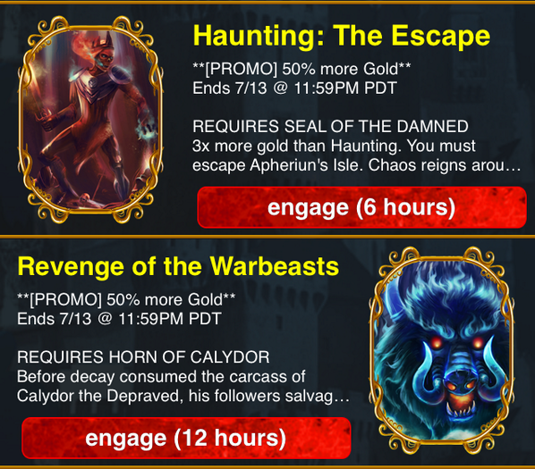 KingdomsAtWar's tweet photo. Back by popular demand, earn 50% more gold from HTE and ROTW this weekend!

http://t.co/FQPU8azEQI http://t.co/hn33ccVnmn