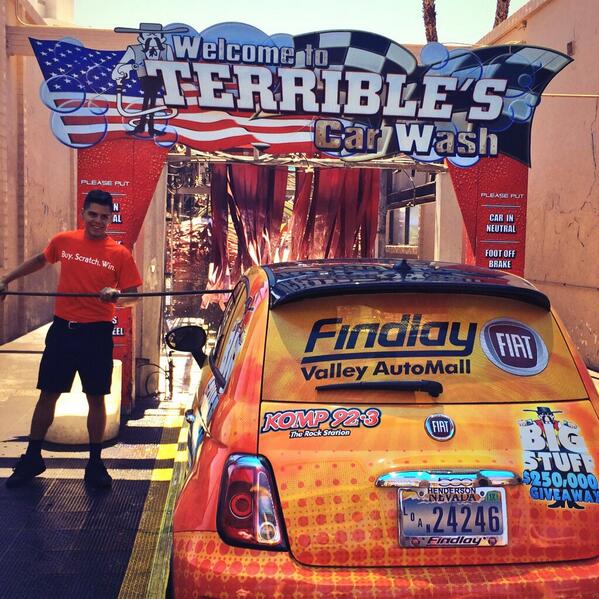 TerribleHerbst's tweet photo. Stop and tell the driver "#TerribleHerbst is the Best Bad Guy in the West" WIN A GAS CARD instantly! #FollowTheFiat http://t.co/zF4NYqD3bB