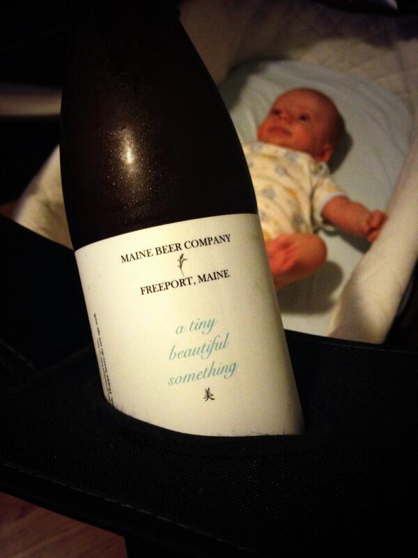 WFMBeerNYC's tweet photo. The perfect beer to welcome a new member to the @WFMBeerNYC team. @mainebeerco A Tiny Beautiful Something. #craftbaby http://t.co/CZhBf1QX5u