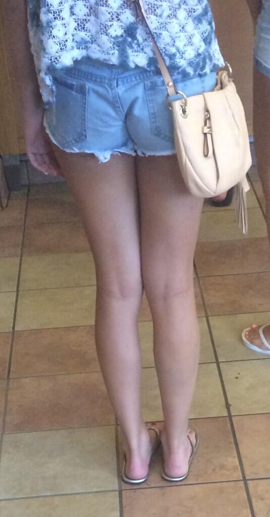 girl shorts wedgie