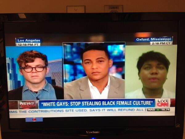 CNN to white gays: Stop stealing black female culture