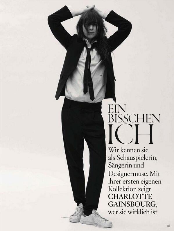 cinema_france's tweet photo. Шарлотта Гейнсбур для немецкого Vogue http://t.co/fag1otEKuR