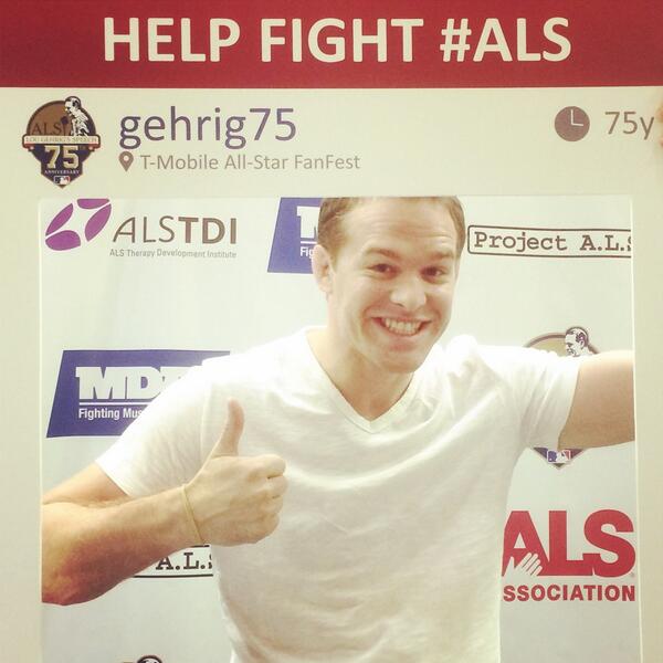 hudsonism's tweet photo. Help fight #ALS. #gehrig75 http://t.co/3bddv3xKOk