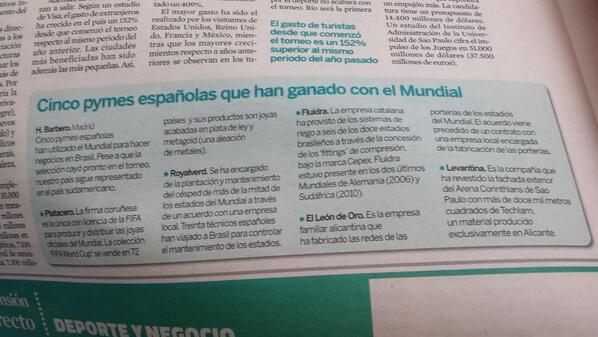 HectorBarbero's tweet photo. Lo que espero que sea el primero de muchos. Muy contento #Expansión http://t.co/7n6gNagFlV