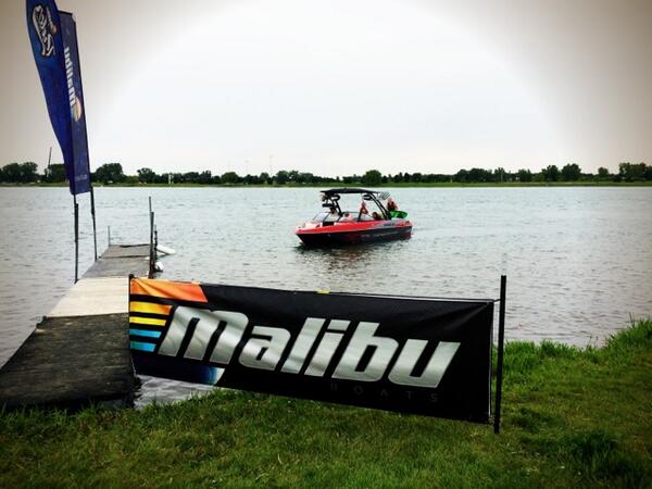 Still going strong at the Chicago <a href="/malibuboats/">Malibu Boats</a> #riderexperience.