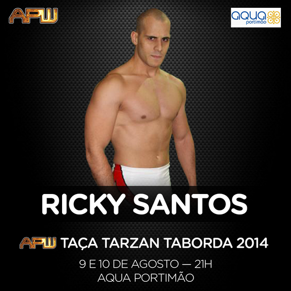 Ele regressa ao ringue da APW para participar na APW Taça Tarzan Taborda 2014… Ricky Santos! #TTT2014
