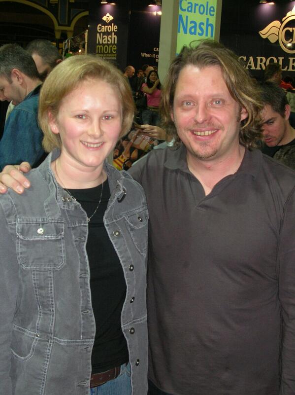 Emmsybub's tweet image. Me and @charleyboorman back in 2005 at the Ally Pally bike show. @masterchef #masterchef