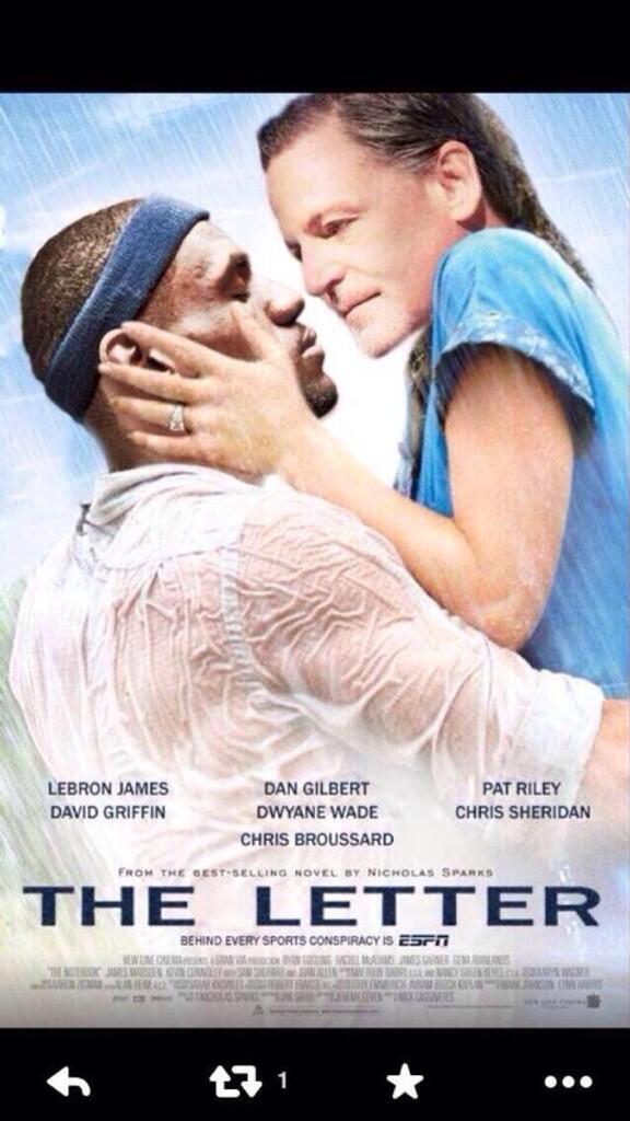 ErikMiller3's tweet photo. New LeBron movie http://t.co/x4ehYsKrLs