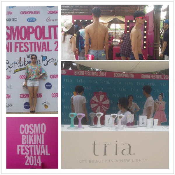 Wow Cosmo Bikini Festival@Caribbean Bay. 쭉빵 선남선녀들과 트리아 뷰티 레이저 제모기, 버벌진트 개리 정인 등등 퐌상의 공연까지♡준비하느라 고생 많으셨어요!