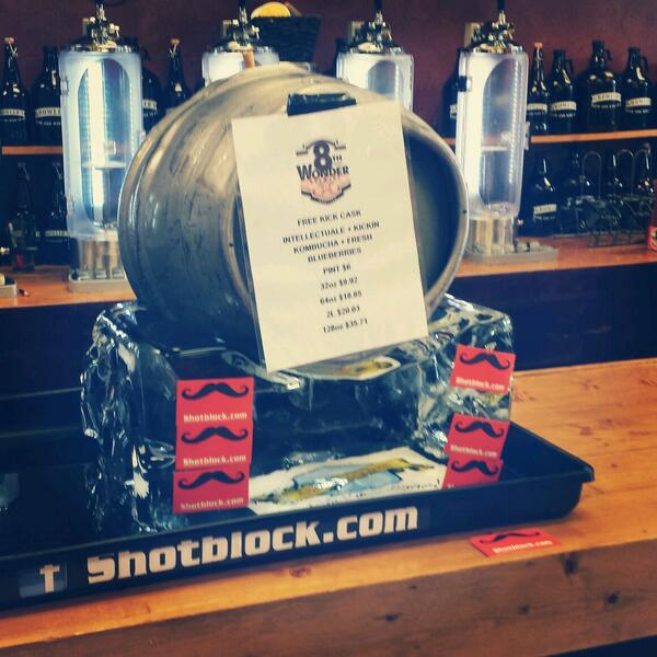 iceshotblocks's tweet photo. Come on out to @GrowlersMontros. @8thwonderbrew has a cask of Free Kick chilling on our ice cradle. http://t.co/kuuWKXNiwO