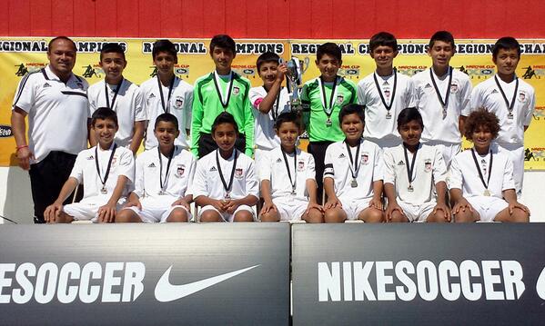 atleticosr's tweet photo. Barcelona U13B win the National Cup XIII Regionals 2014 championship, defeating Turlock FC United 1-0. Congrats! http://t.co/ucEKUiP1at