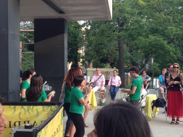 davidstulberg's tweet photo. Samba Squad in full effect at #ontheplaza http://t.co/gAPzV3KcqU