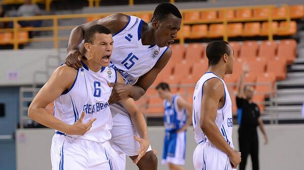gbbasketball's tweet photo. The shot a sec from time for @gbbasketball's huge win over Greece 
http://t.co/7MT7BKZuAw  #howfarback #FIBAEuropeU20 http://t.co/REsziaaxzC