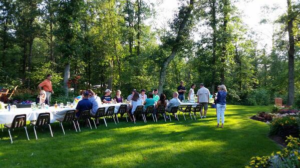 BenSchmitz2's tweet photo. Perfect night for the rehearsal dinner http://t.co/xkaWpSDO69