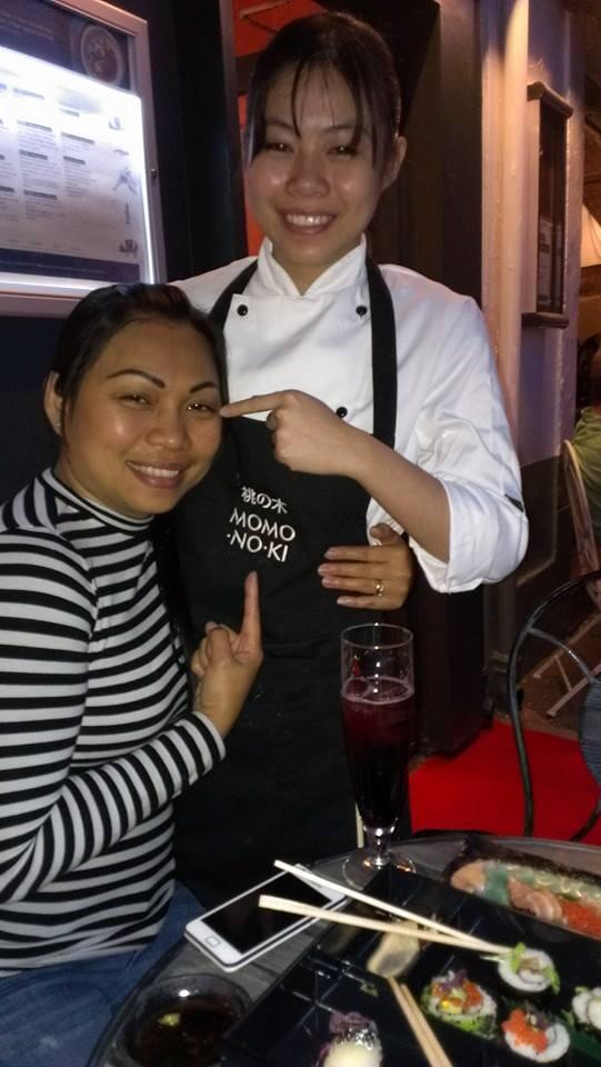 chrisburtchef's tweet photo. Very proud mother of Our sushi/sashimi chef Nongview @MomoNoKiRamen @duncandoit job well done #changingshropshire http://t.co/ZjGqnwHRc0