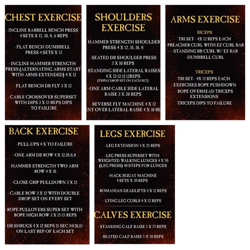 Hercules chest online workout