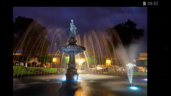 Nuestra bellísima fuente de villalongin #Morelia