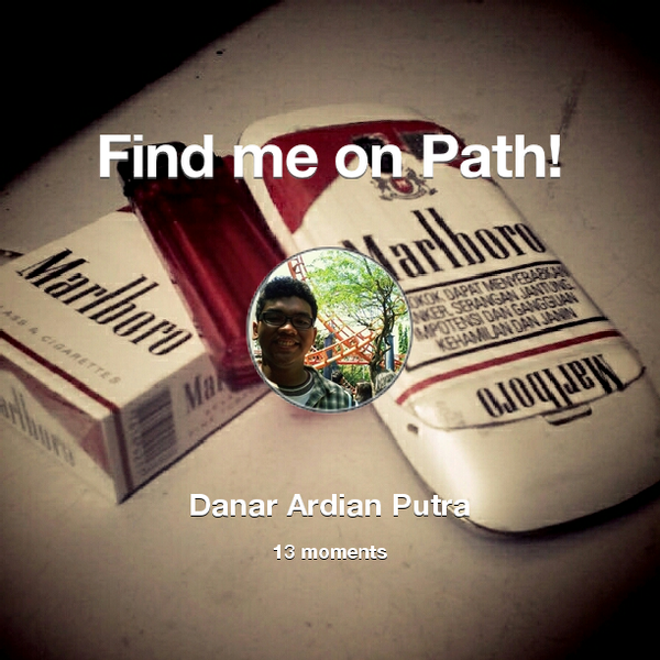 Danardn's tweet photo. Find me on #Path now! Go to: http://t.co/SyYbHpiZok! #thepersonalnetwork http://t.co/9py4PF4tSI