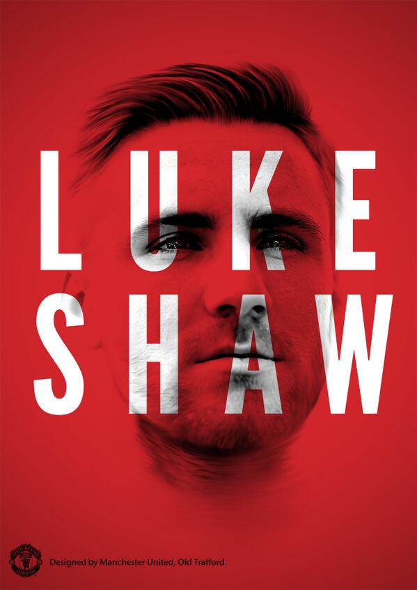ManUtd's tweet image. Happy birthday, @LukeShaw3! #mufc&apos;s latest signing is 19 today. RT if you think he&apos;ll be a hit at Old Trafford.