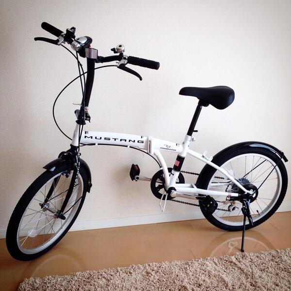 MUSTANGの自転車を購入。これで運動不足を解消しよう☆