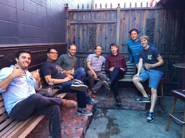 MediaTechBobby's tweet photo. Team @Gobbler celebrating another successful sprint @PianoBarLA. You guys are amazing and honored to be a part of it. http://t.co/eMEO6z6f7z
