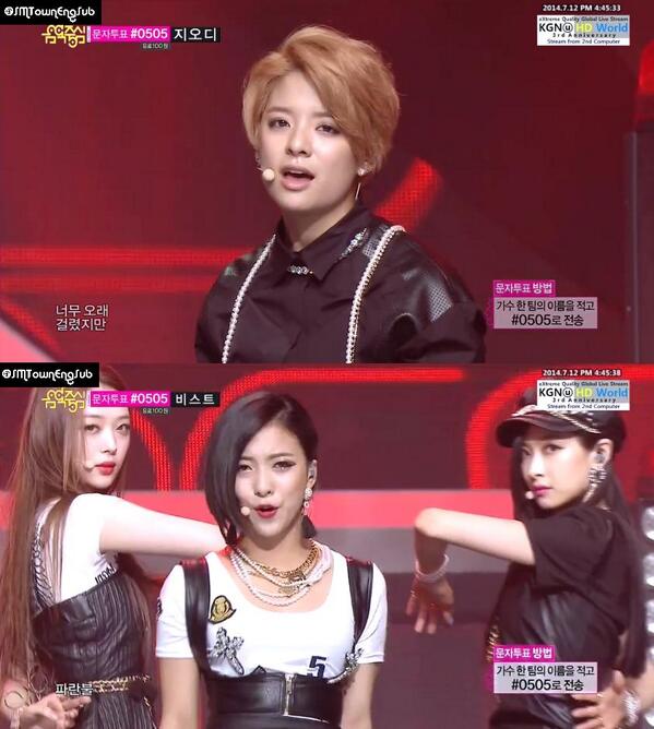 SMTownEngSub's tweet photo. f(x) "Red Light" Stage on Music Core (2) http://t.co/uJBFMOj7Ps