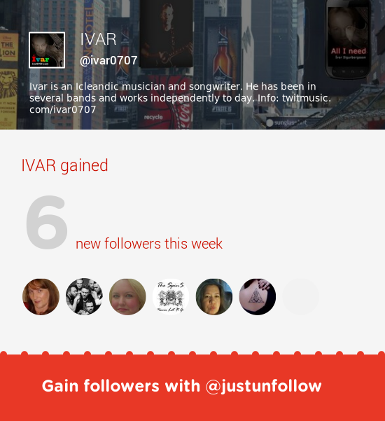Fab tweeps <a href="/TaunjuaTJClark/">TJ  Clark</a> <a href="/einaragust/">Einar Ágúst Þorvaldsson</a> <a href="/ChrissySinn/">Chrissy Sinn</a> &amp; more followed me. Grow with justunfollow.com/?r=twp