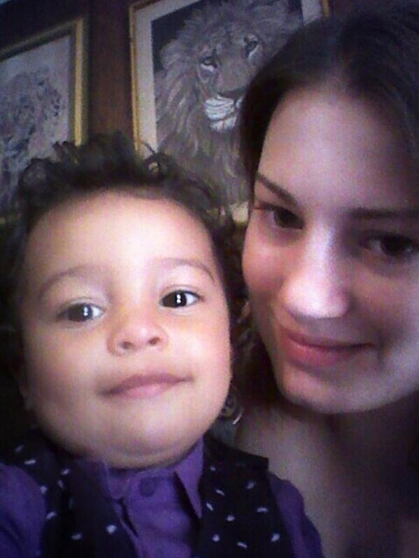 Me and husband,  me, daughter and grandson