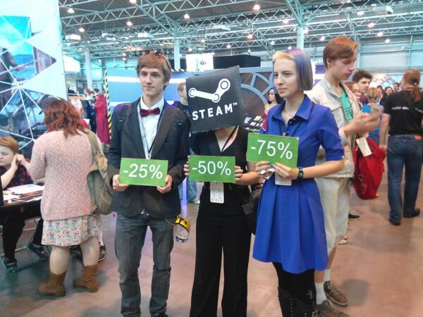 Delakrois's tweet photo. Это же косплей на #steam http://t.co/vs1D63fUDg