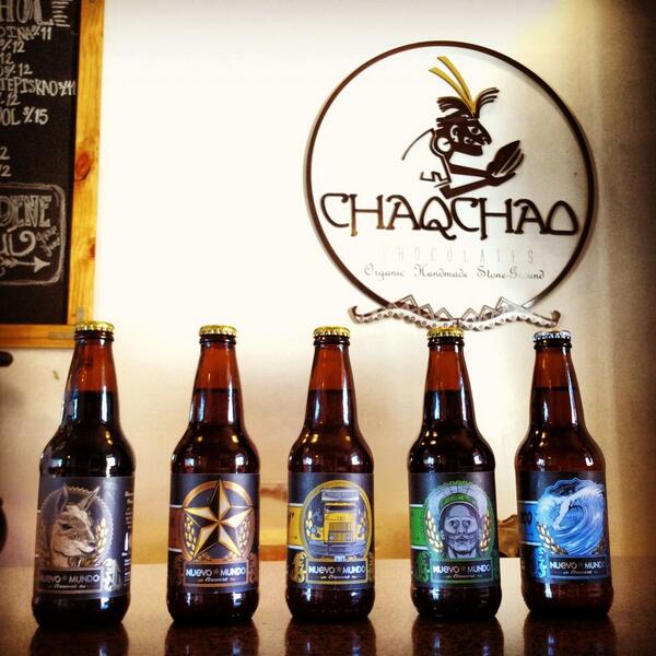 Chaqchao's tweet photo. Ahora tenemos Cerveza Nuevo Mundo de @NuevoMundoBrew! Ven a probar sólo en Chaqchao! Buenazas! #artisanfoods #beer http://t.co/X3CMFfHkIx